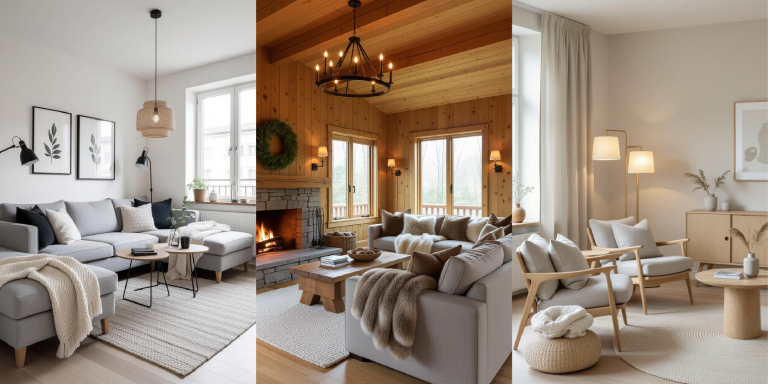 7 Easy Nordic Style Ideas to Make Your Living Room Cozy and Bright